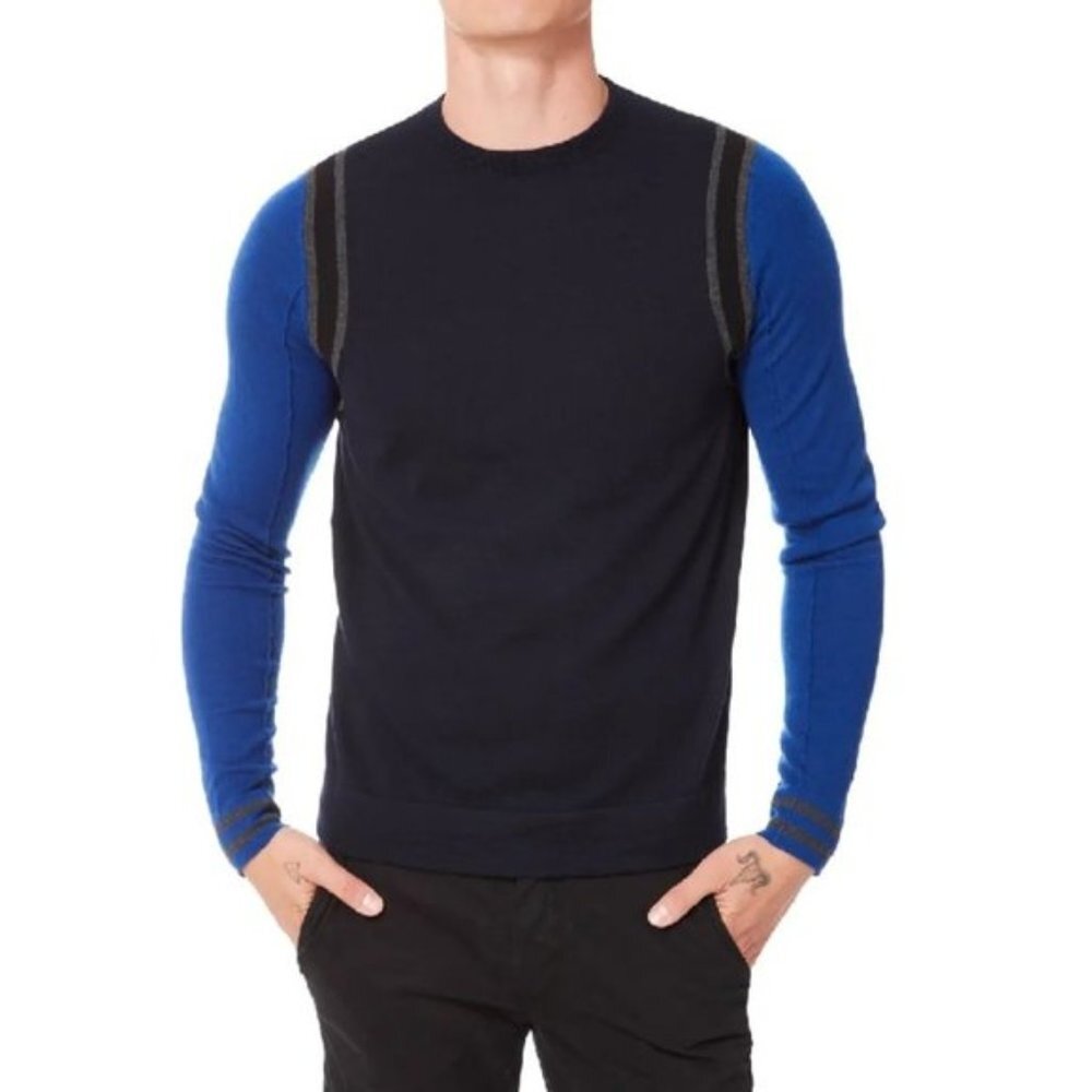 Good Man Brand Mvp Slim Fit Colorblock Wool Sweater
